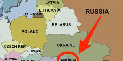 Карта Молдови