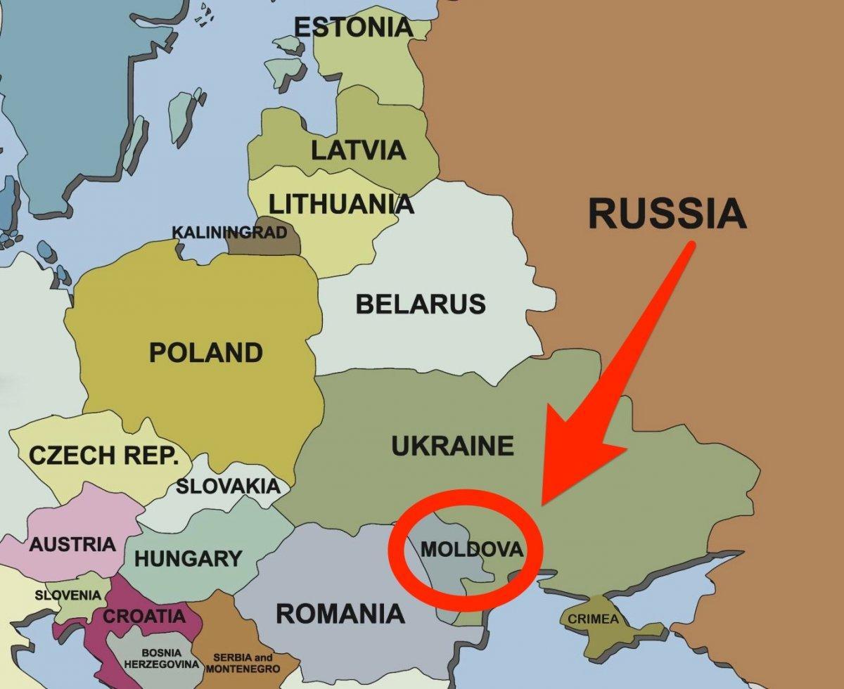 карта Молдови