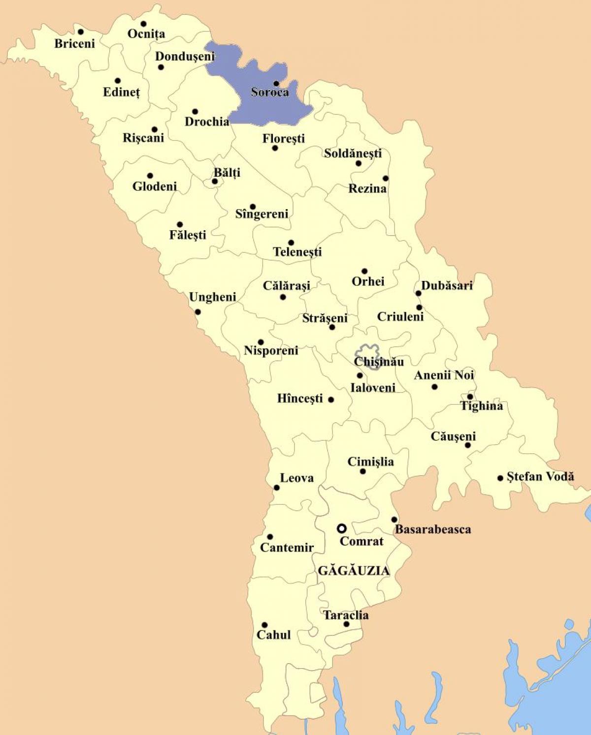 Карта кагул Молдова